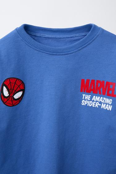 SPIDER-MAN © MARVEL PRINTED T-SHIRT - Blue by Zara - Image 2