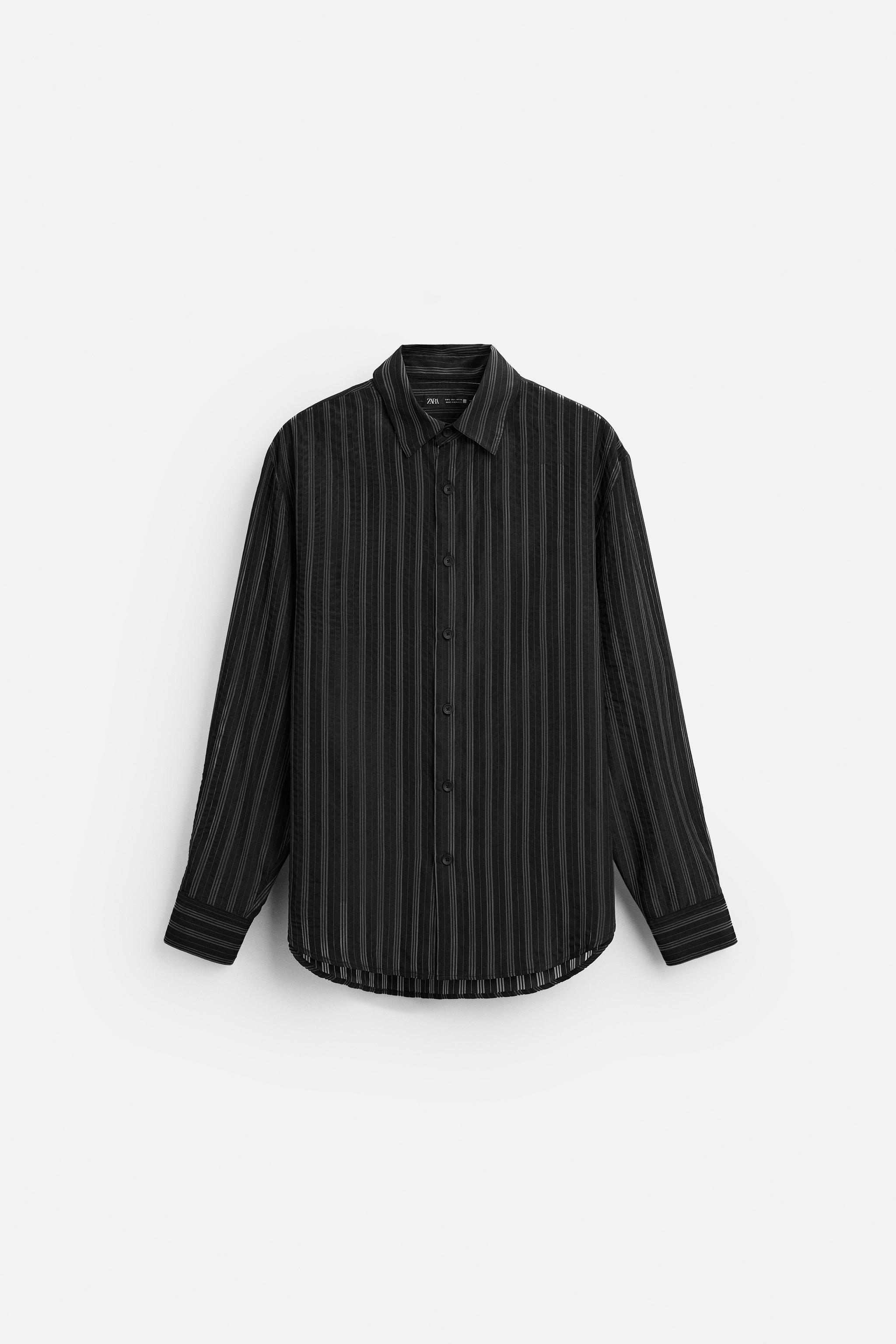 sheer shirt zara