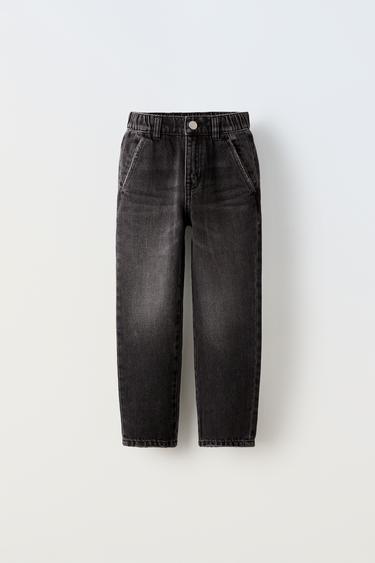 JEANS SLOUCHY - Negro de Zara