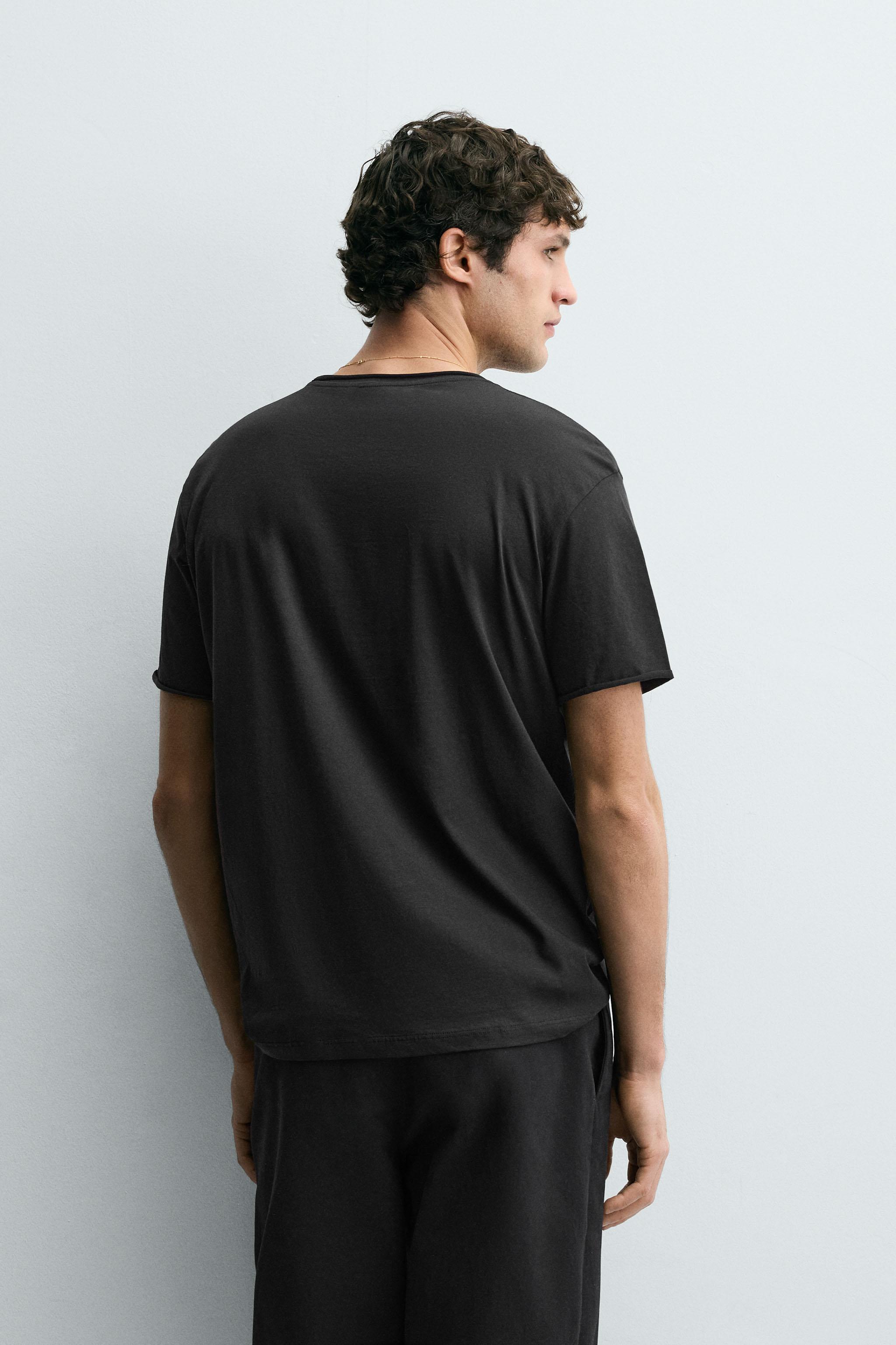 BASIC IRREGULAR FINISH T-SHIRT