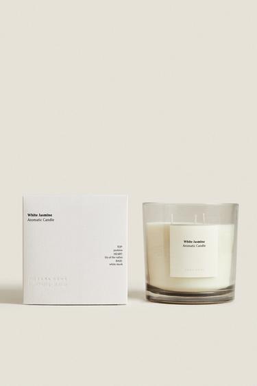 (620 G) GEURKAARS WHITE JASMINE - Wit van Zara