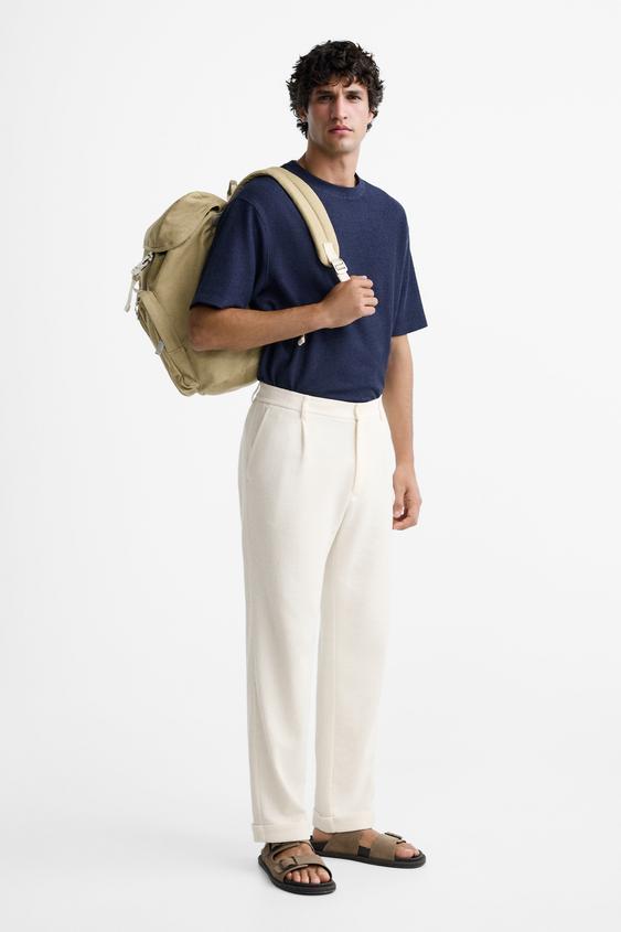 SAC ?? DOS ?? POCHES MULTIPLES EN TISSU - Marron sable | ZARA Canada