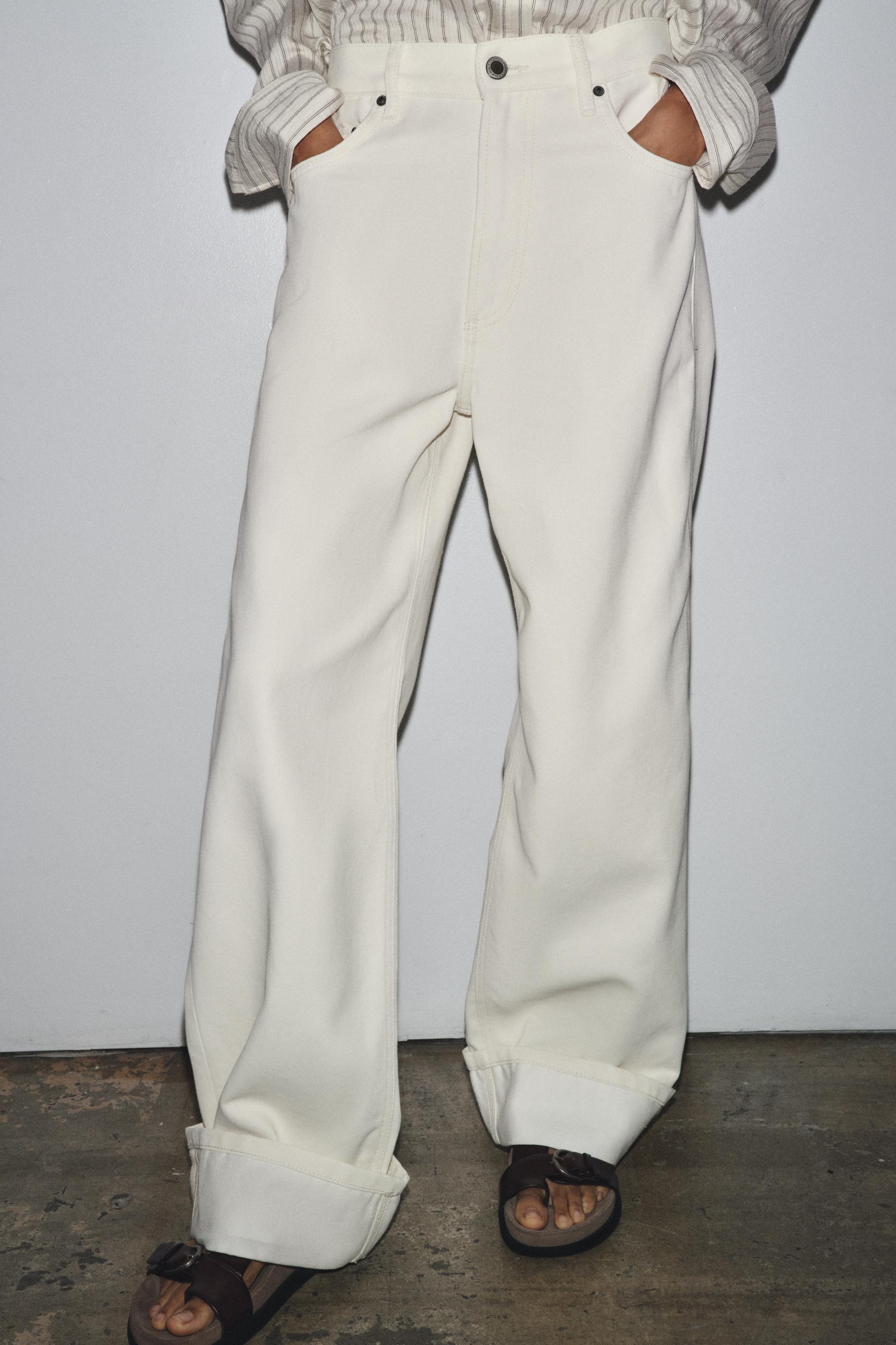 ZW COLLECTION LOW-RISE BAGGY JEANS