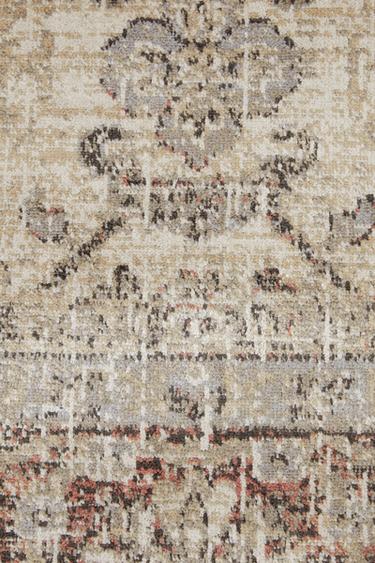 RECTANGULAR VINTAGE-EFFECT RUG - Grey by Zara - Image 3