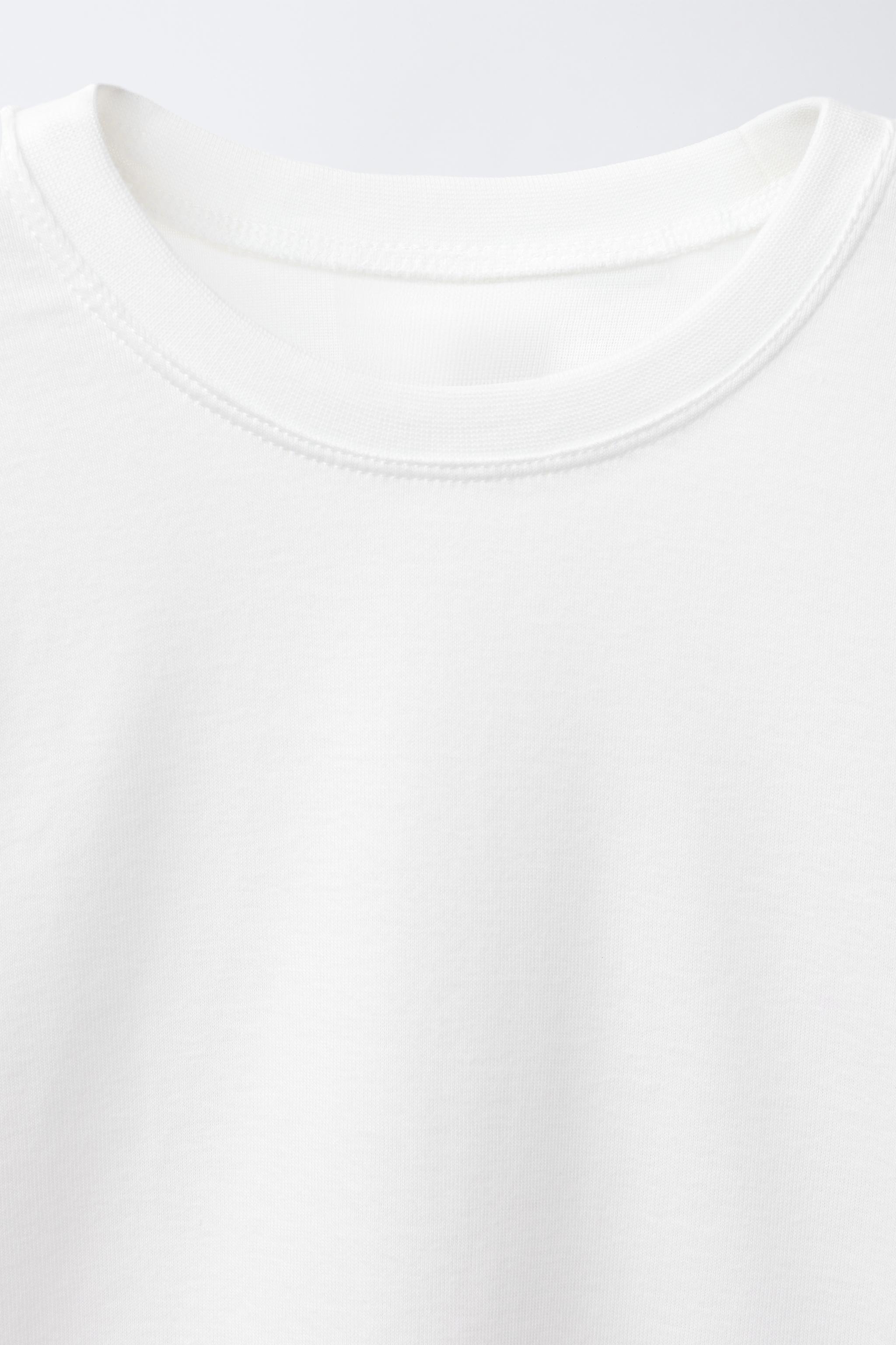 6-14 ANS/ LOT DE DEUX T-SHIRTS UNIS À MANCHES COURTES