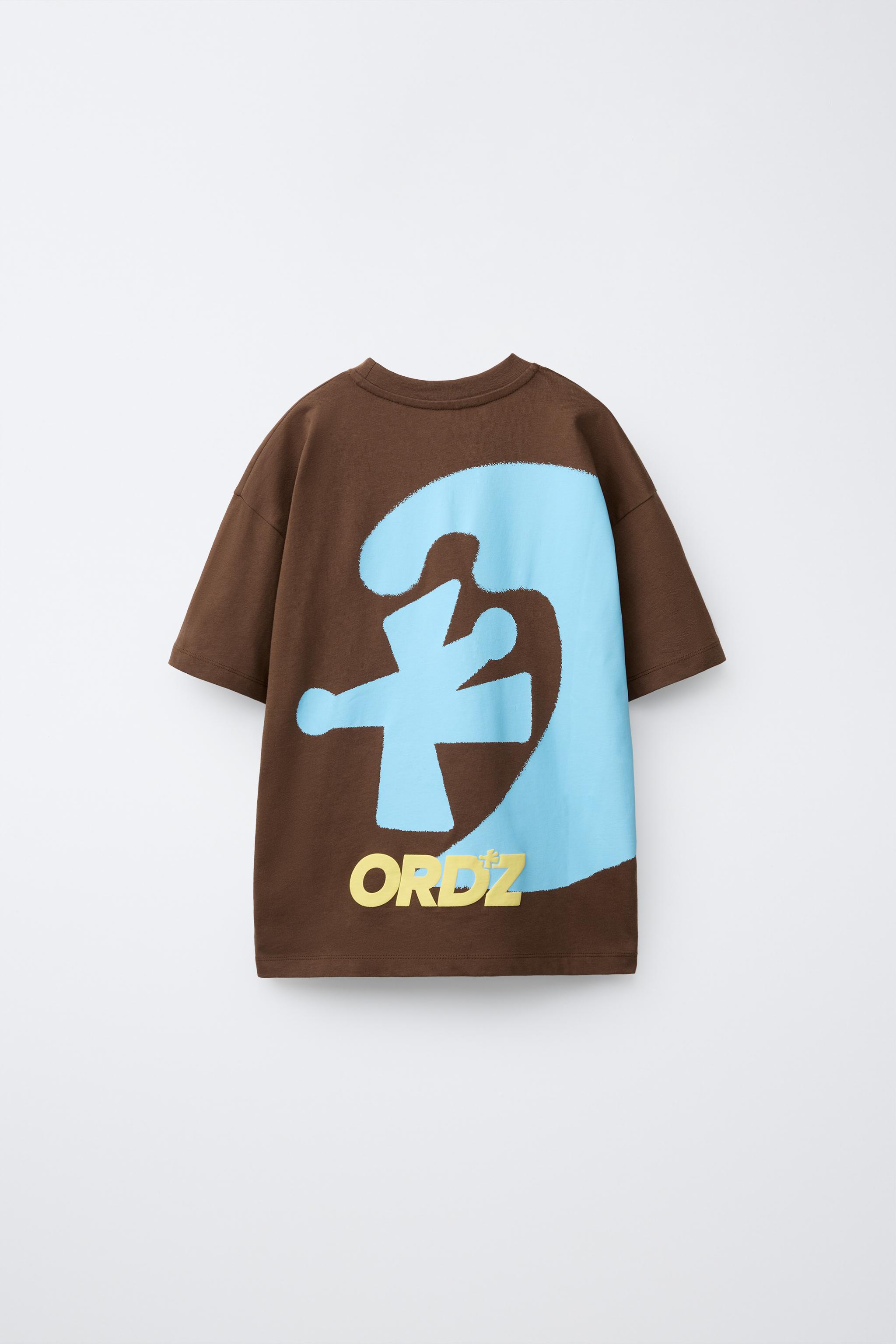 Детские футболки Zara LOGO PRINT T-SHIRT — фото 3