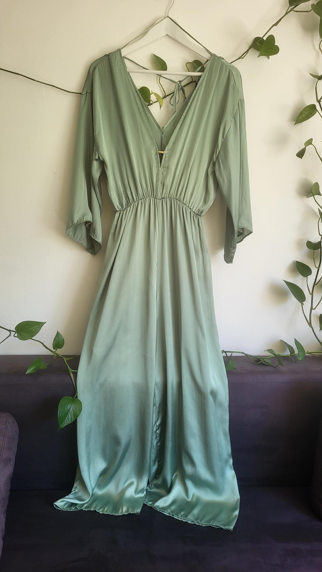 WRINKLED-EFFECT JUMPSUIT - Image 2