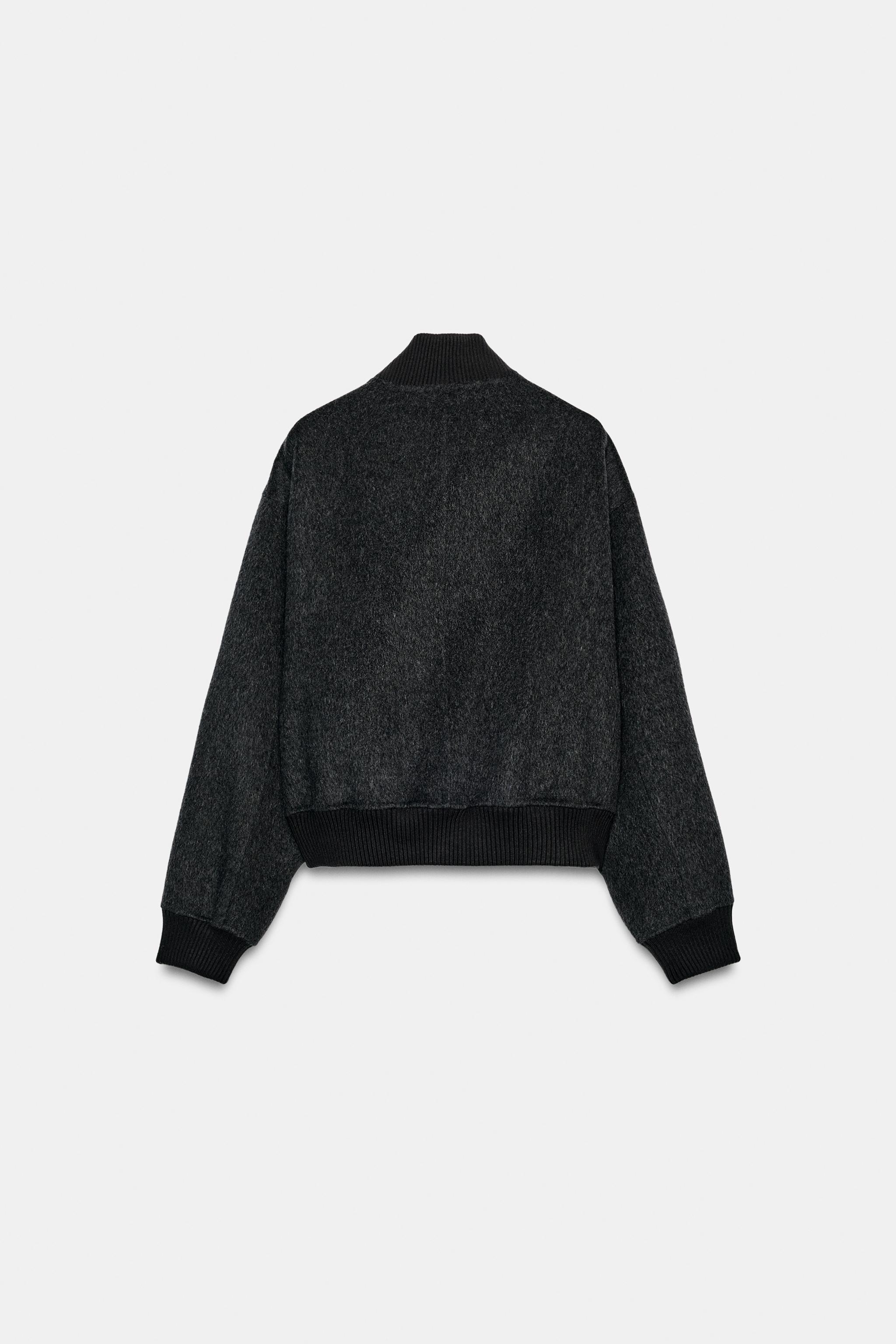 BLOUSON BOMBER EN LAINE ZW COLLECTION