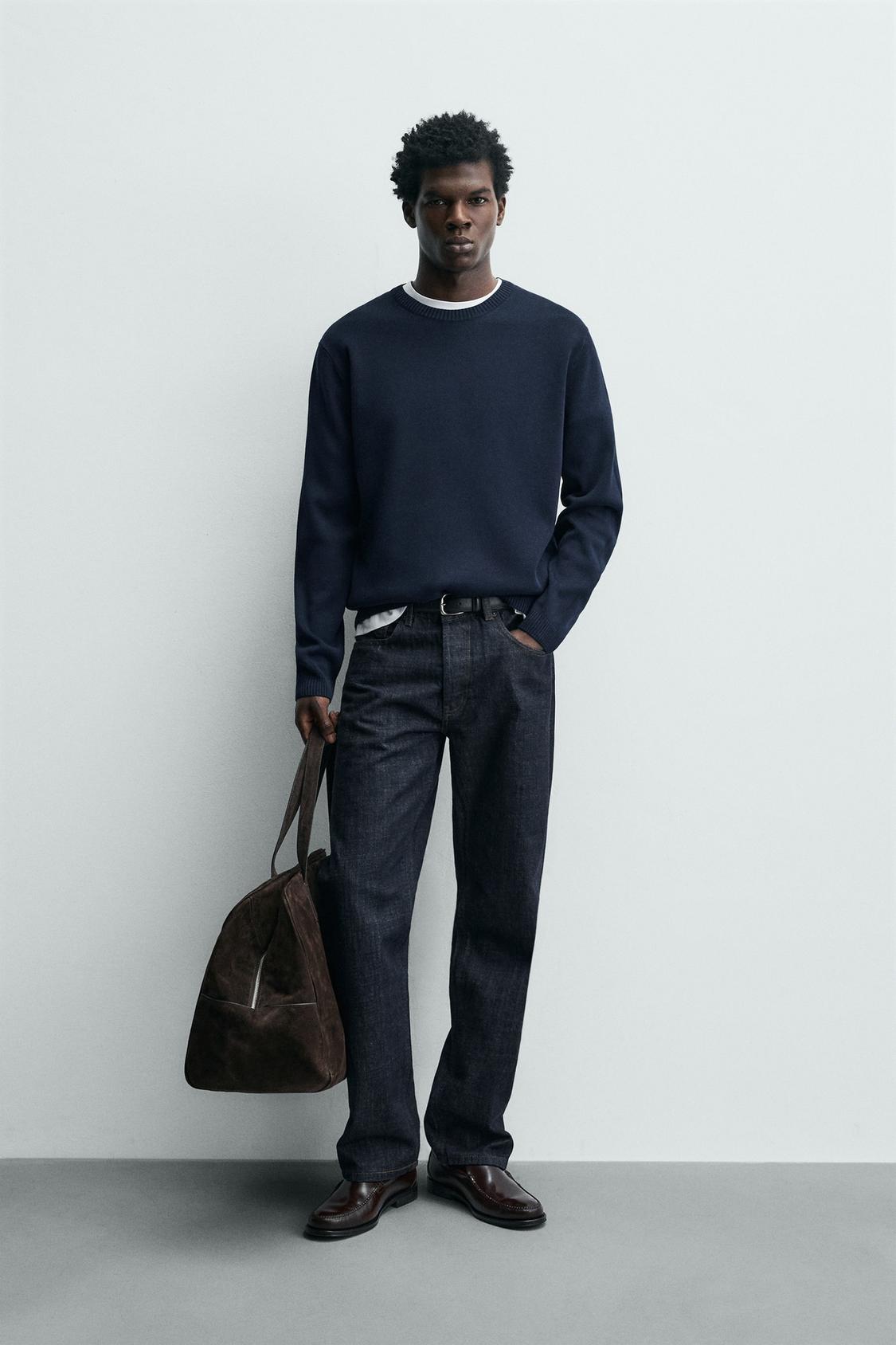 ХЛОПКОВЫЙ ТЕКСТУРИРОВАННЫЙ ДЖЕМПЕР ZARA