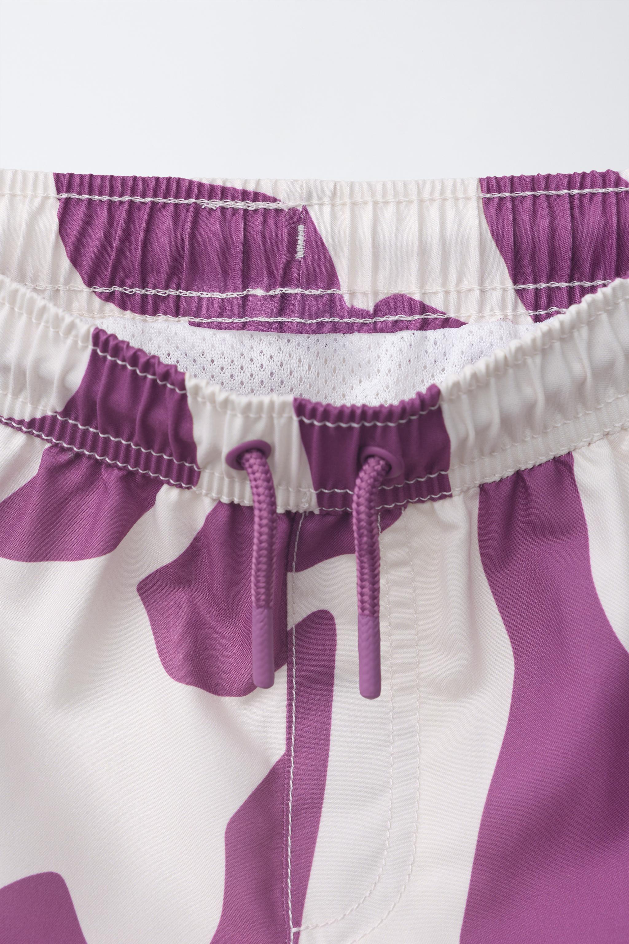 6-14 YEARS/ GEOMETRIC PRINT SWIM SHORTS