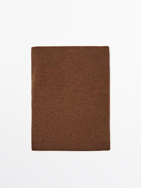 Fine wool blend scarf