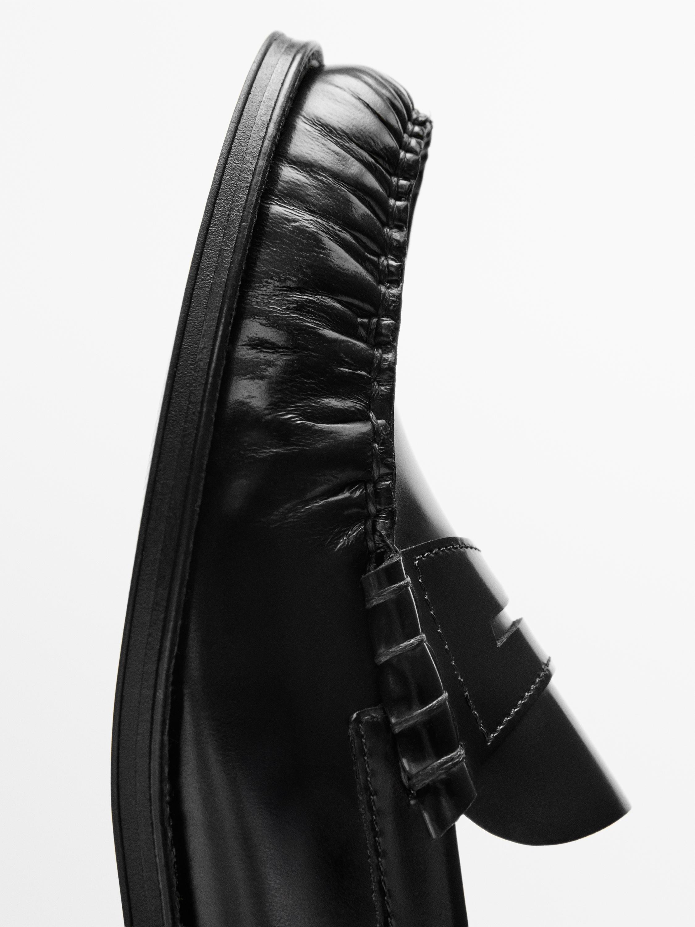 Soft leather loafers