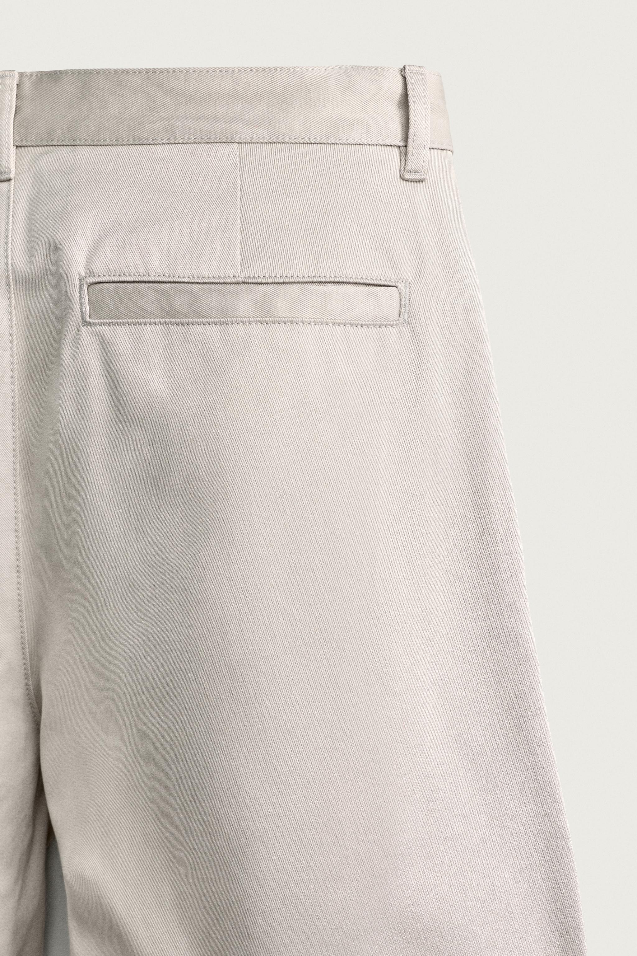 STRAIGHT RELAXED FIT POCKET PANTS