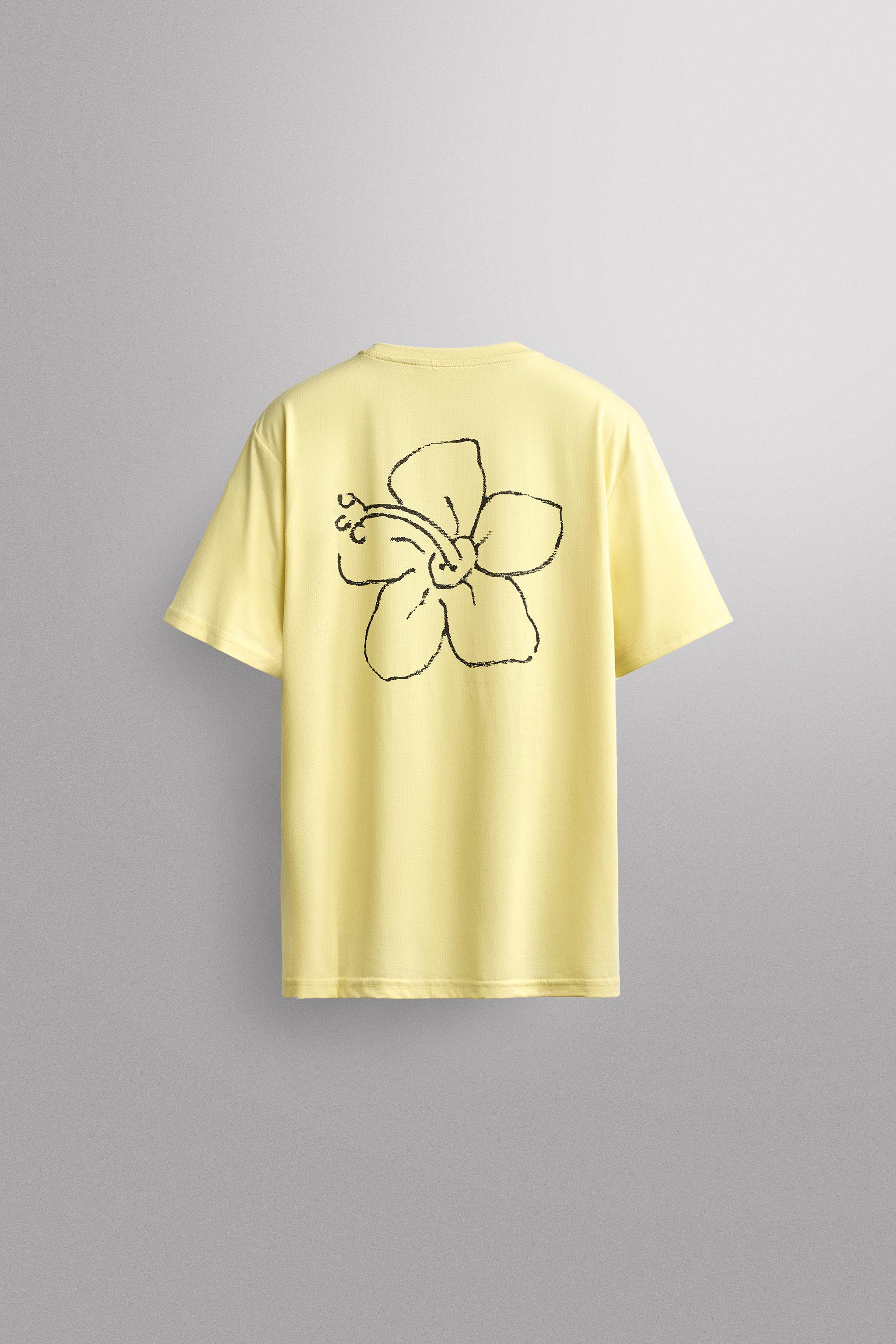 T-SHIRT TECHNIQUE À IMPRIMÉ FLORAL