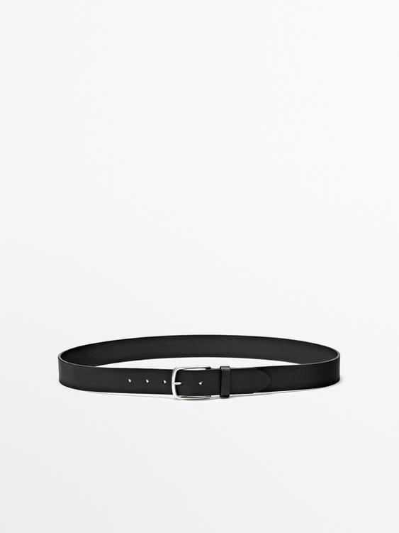 Nappa leather belt