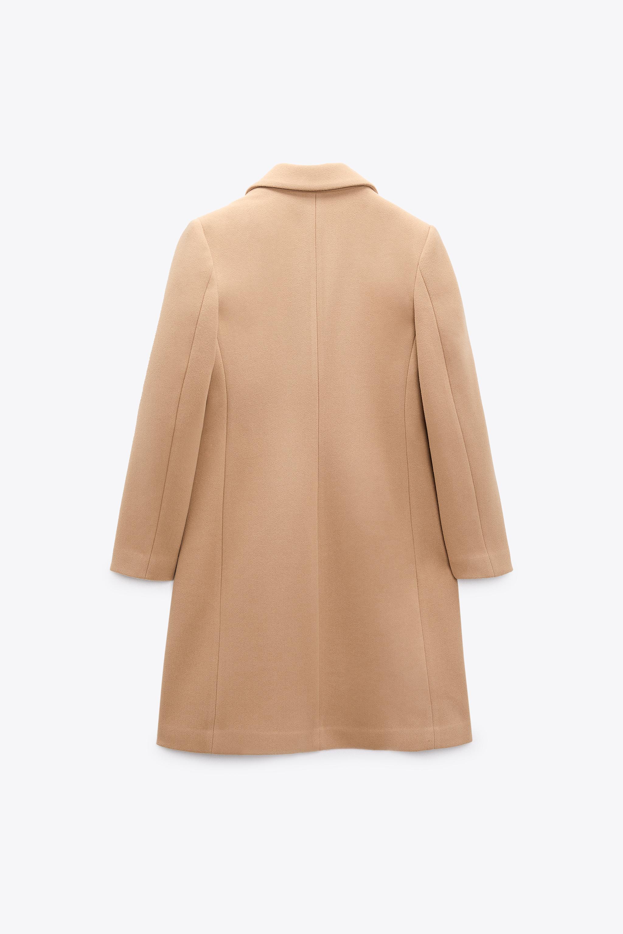 FITTED SOFT COAT - taupe brown | ZARA United States