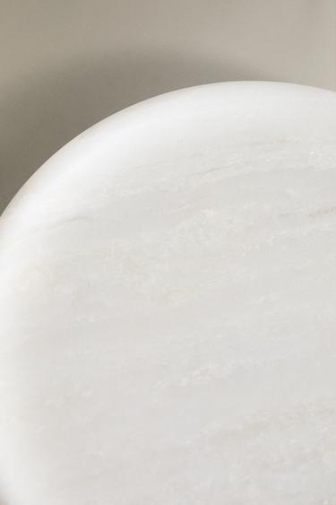 WHITE MARBLE BATHROOM SOAP DISH - White by Zara - Image 4
