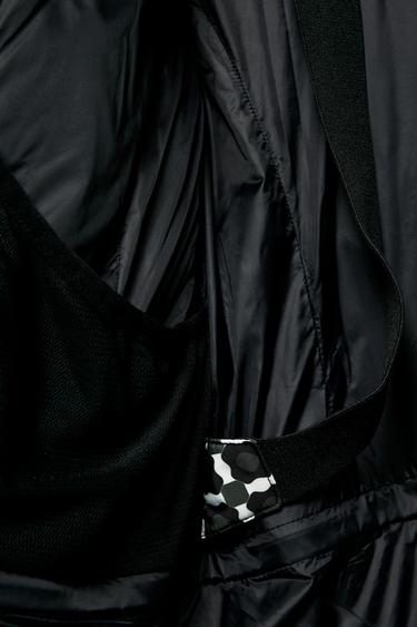 80% DOWN 20% FEATHER PADDED ANORAK WITH HOOD, WATER-RESISTANT, WINDPROOF, RECCO® TECHNOLOGY, SKI COLLECTION - Green / Ecru by Zara - Image 14