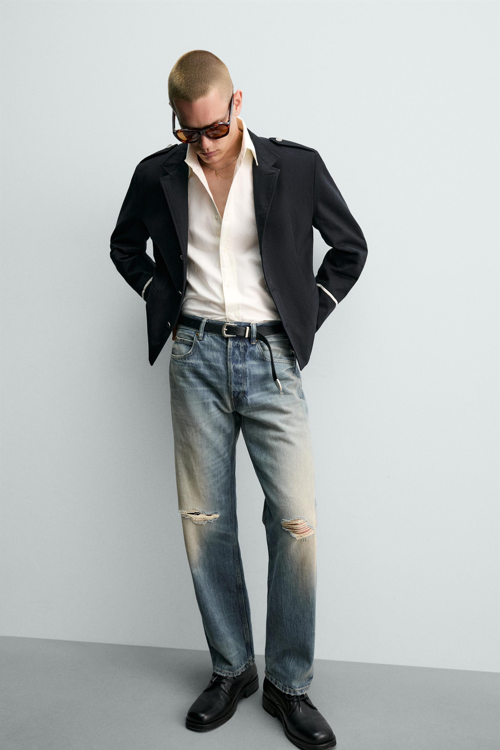 VESTE COURTE À CONTRASTES