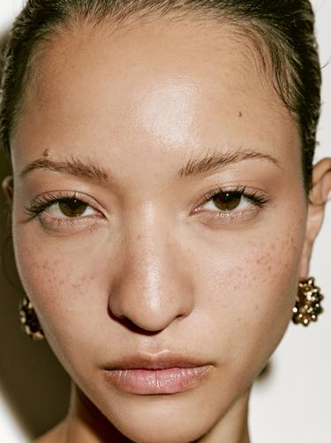 Zara Droplet earrings with stones - Limited Edition - Golden