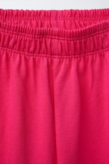 PANTALON WIDE LEG HEAVY WEIGHT - Fuchsia de Zara - Image 2
