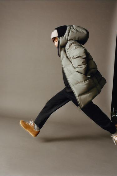 HOSE MIT GESTICKTEM SCHRIFTZUG - Anthrazit von Zara - Bild 0