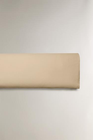 TEXTURED COTTON PILLOWCASE - Beige by Zara - Image 4