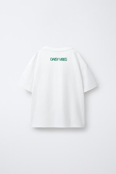 ICE PRINT T-SHIRT - White by Zara - Image 1