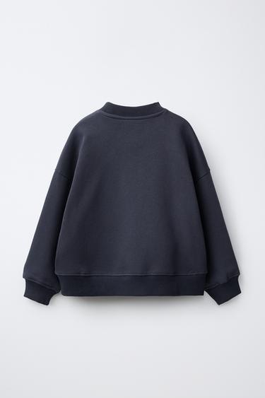 DOG PRINT SWEATSHIRT — Blue 2