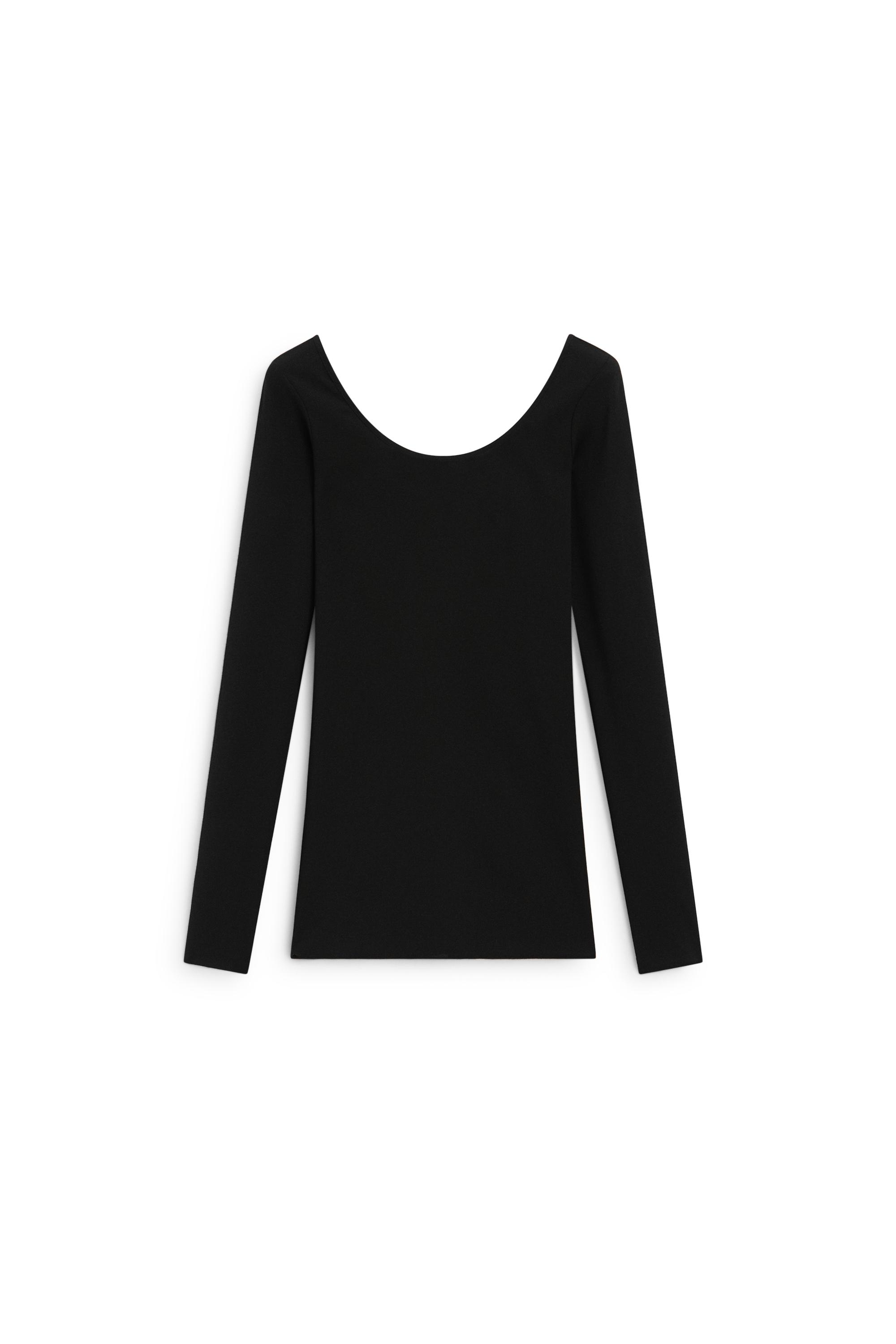 Long fitted wool blend top - LIMITED EDITION
