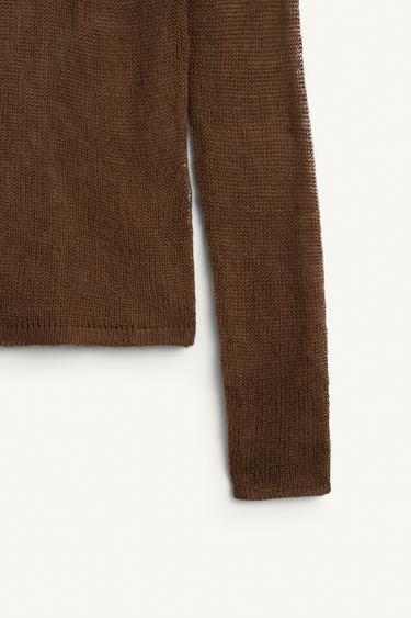 FN KNT TRTL NCK - Dunkles Khaki von Zara