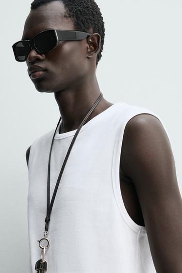 RIBBED TANK TOP - White by Zara - Image 5