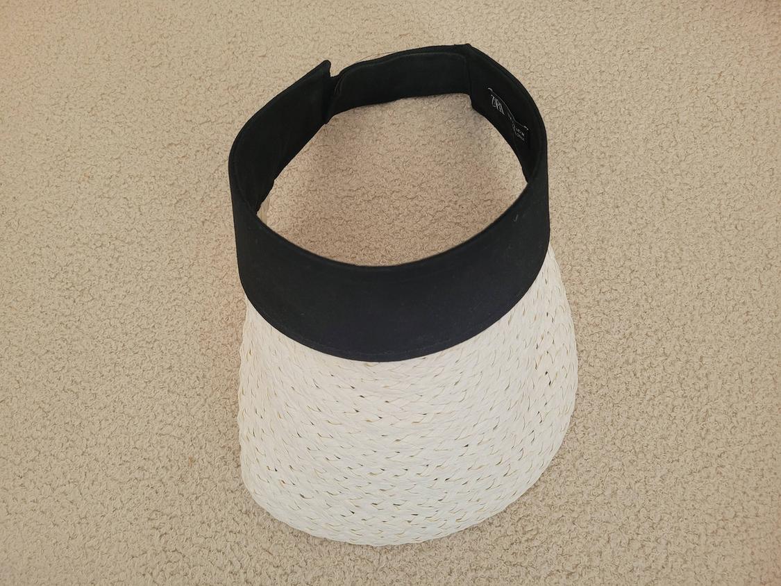CONTRAST RAFFIA VISOR - Image 8