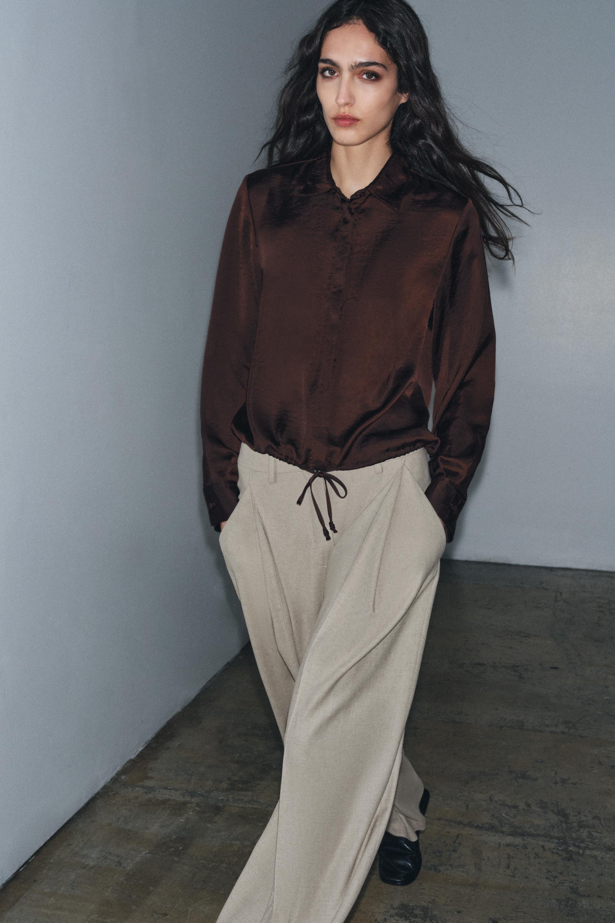 CHEMISE SATINÉE ZW COLLECTION