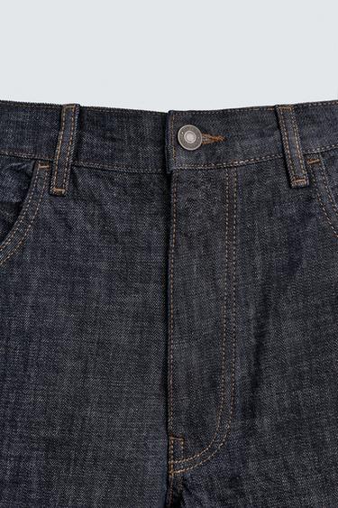 BAGGY FIT DENIM BERMUDA SHORTS - Indigo by Zara - Image 9