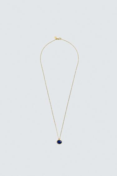 COLLAR COLGANTE PIEDRA - Oro de Zara