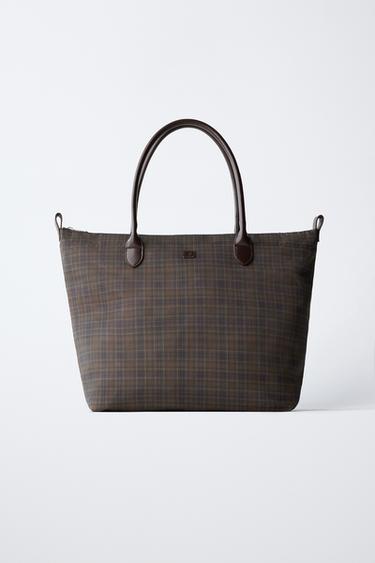 BOLSA TOTE A CUADROS