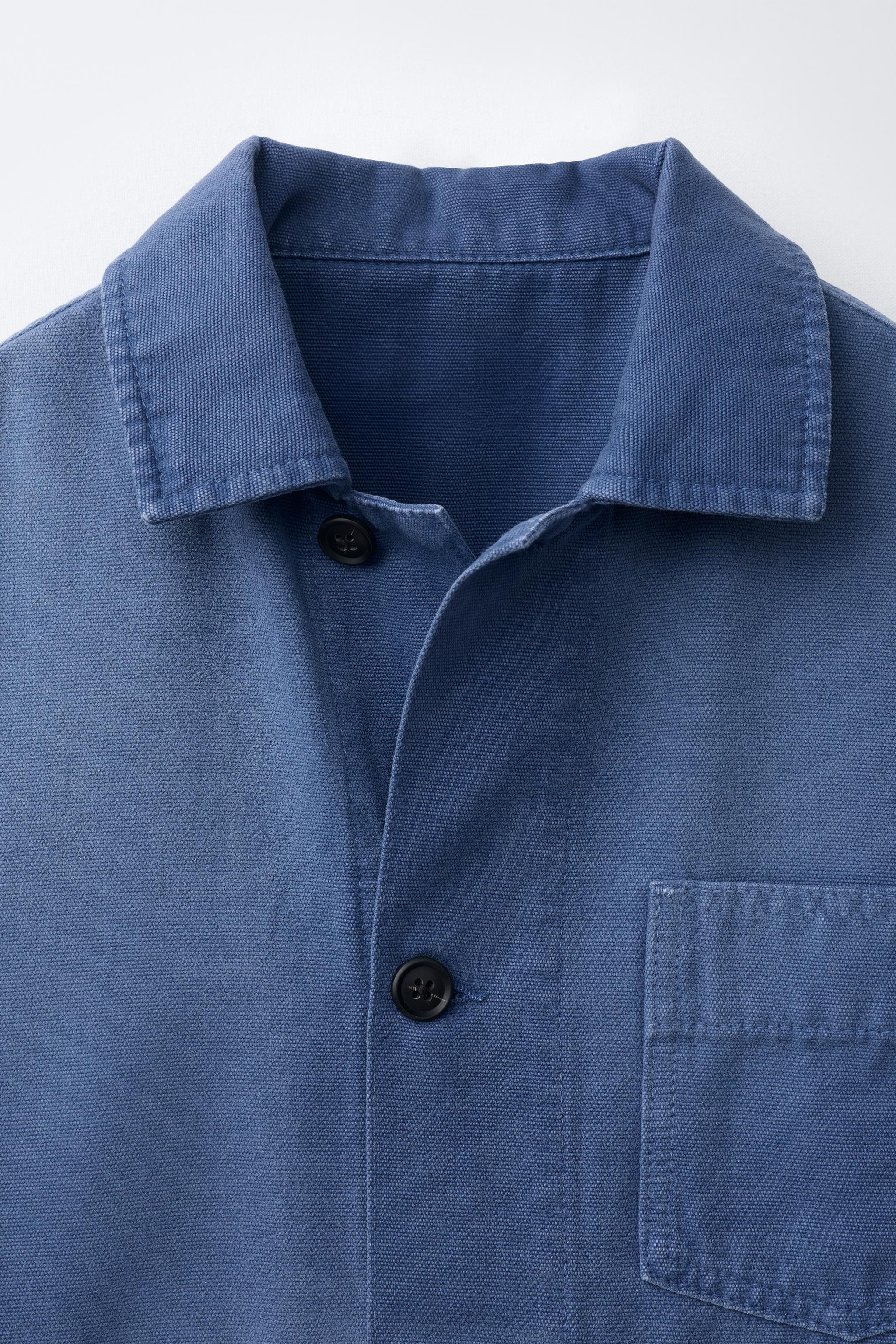 WASHED EFFECT OVERSHIRT