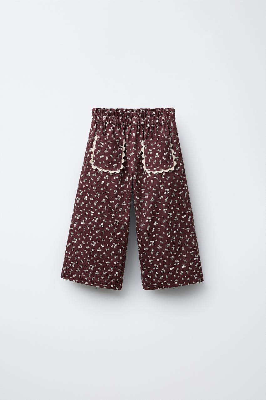BROEK MET BLOEMENPRINT