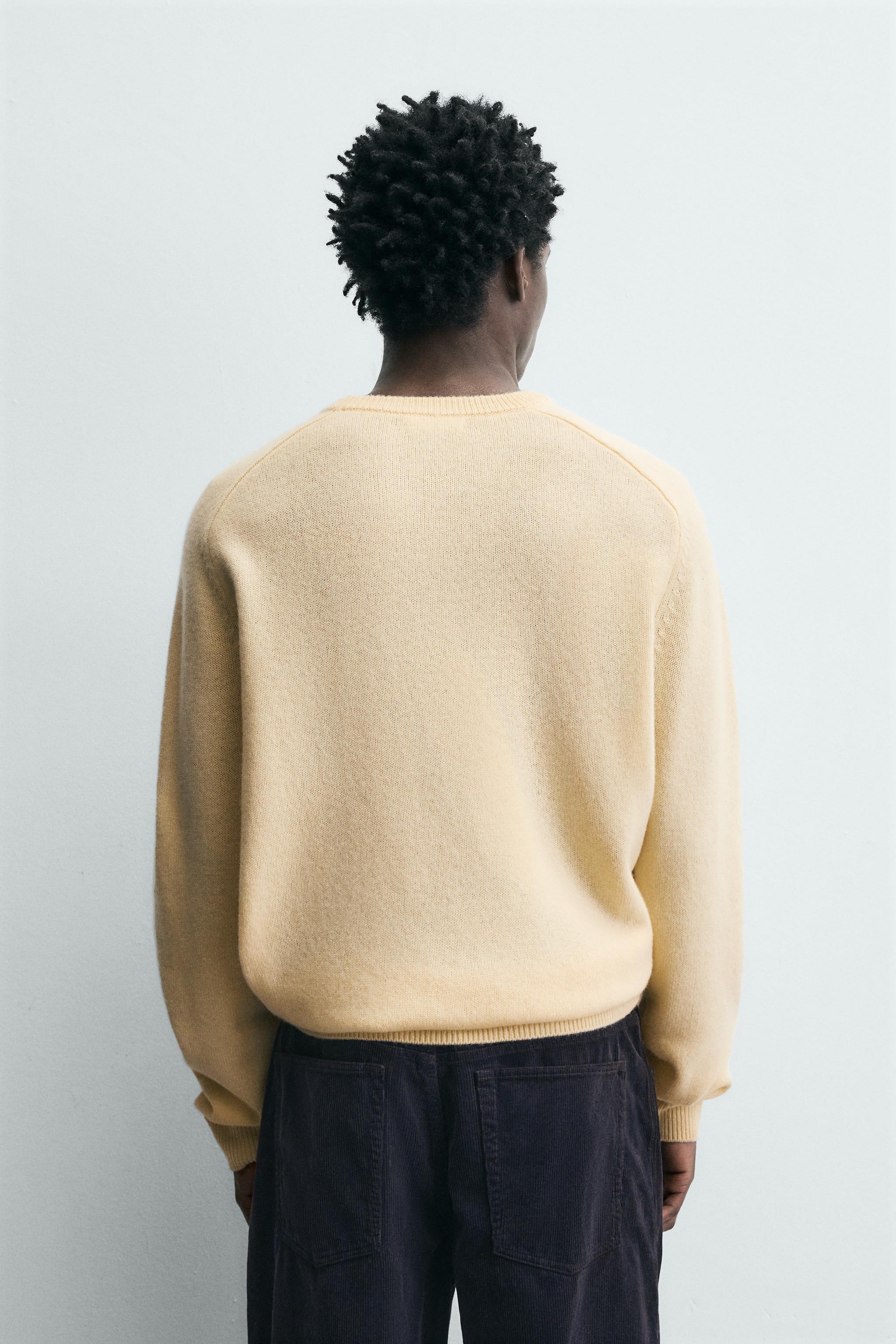 PULL REGULAR FIT MÉLANGE LAINE