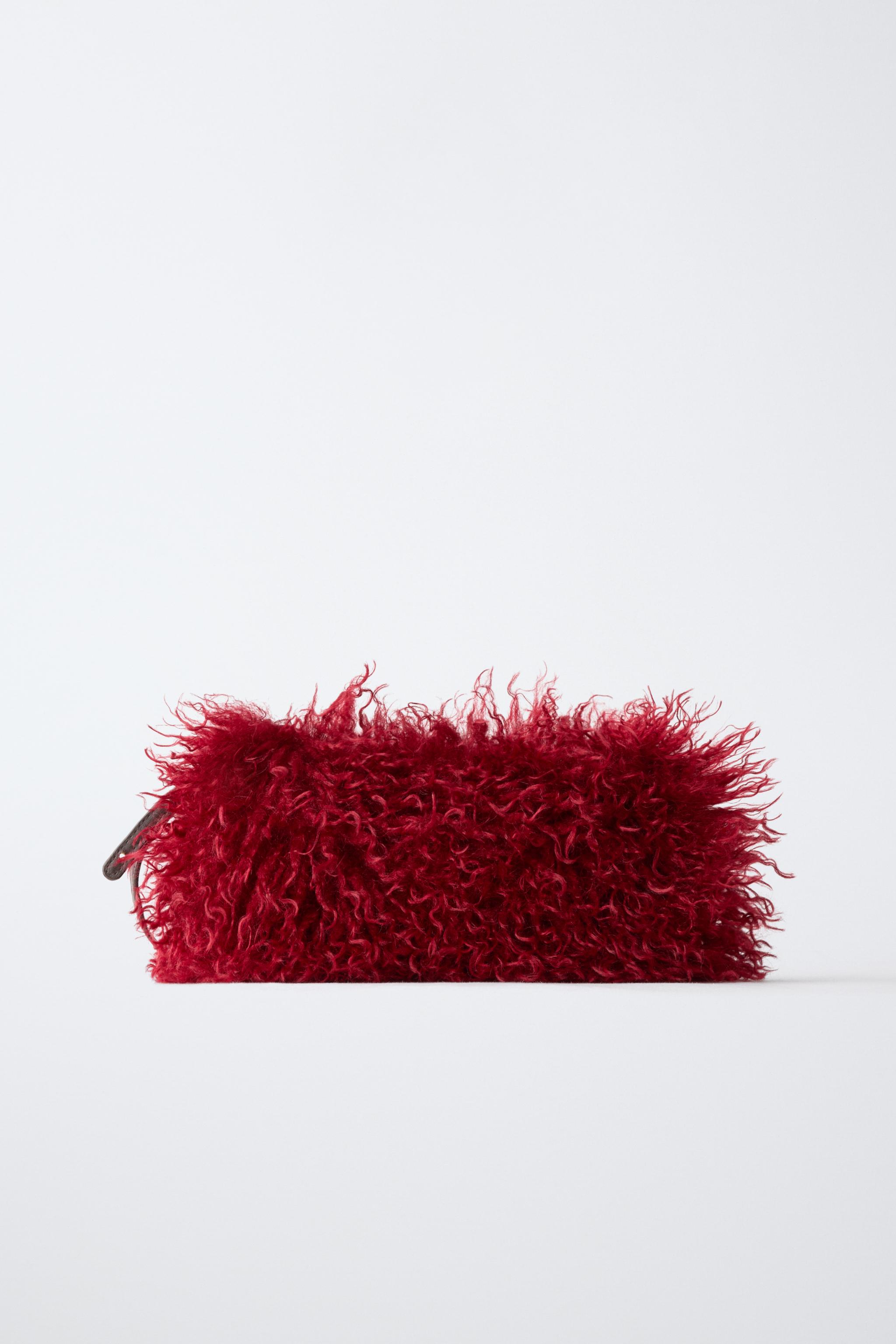 SAC SHOULDER EFFET FOURRURE