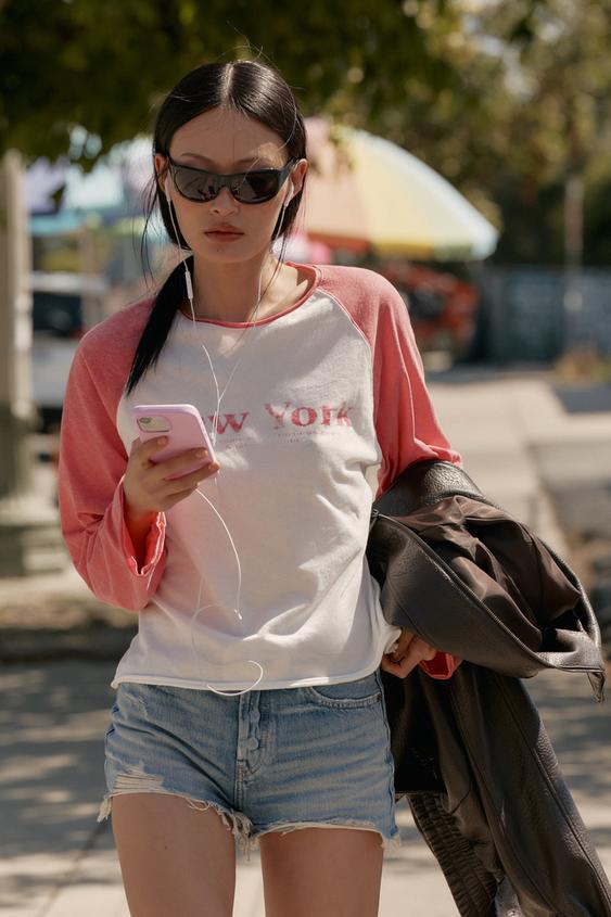 TRF RIPPED MID-RISE DENIM SHORTS from Zara - $45.90