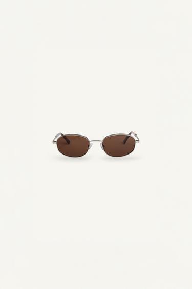 OVAL SUNGLASSES - Silver by Zara