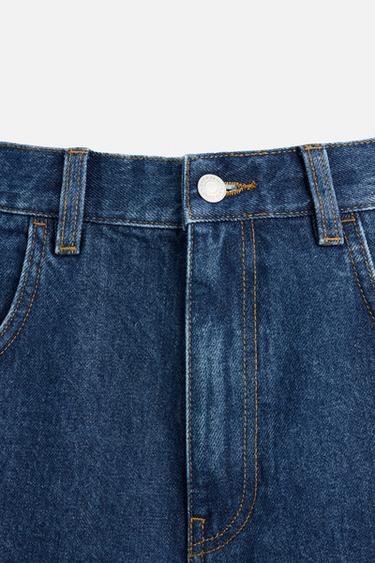 BERMUDA EN DENIM BAGGY FIT - Bleu de Zara - Image 7