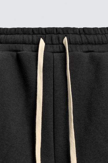 TECHNICAL PLEATED JOGGERS - Black by Zara - Image 8