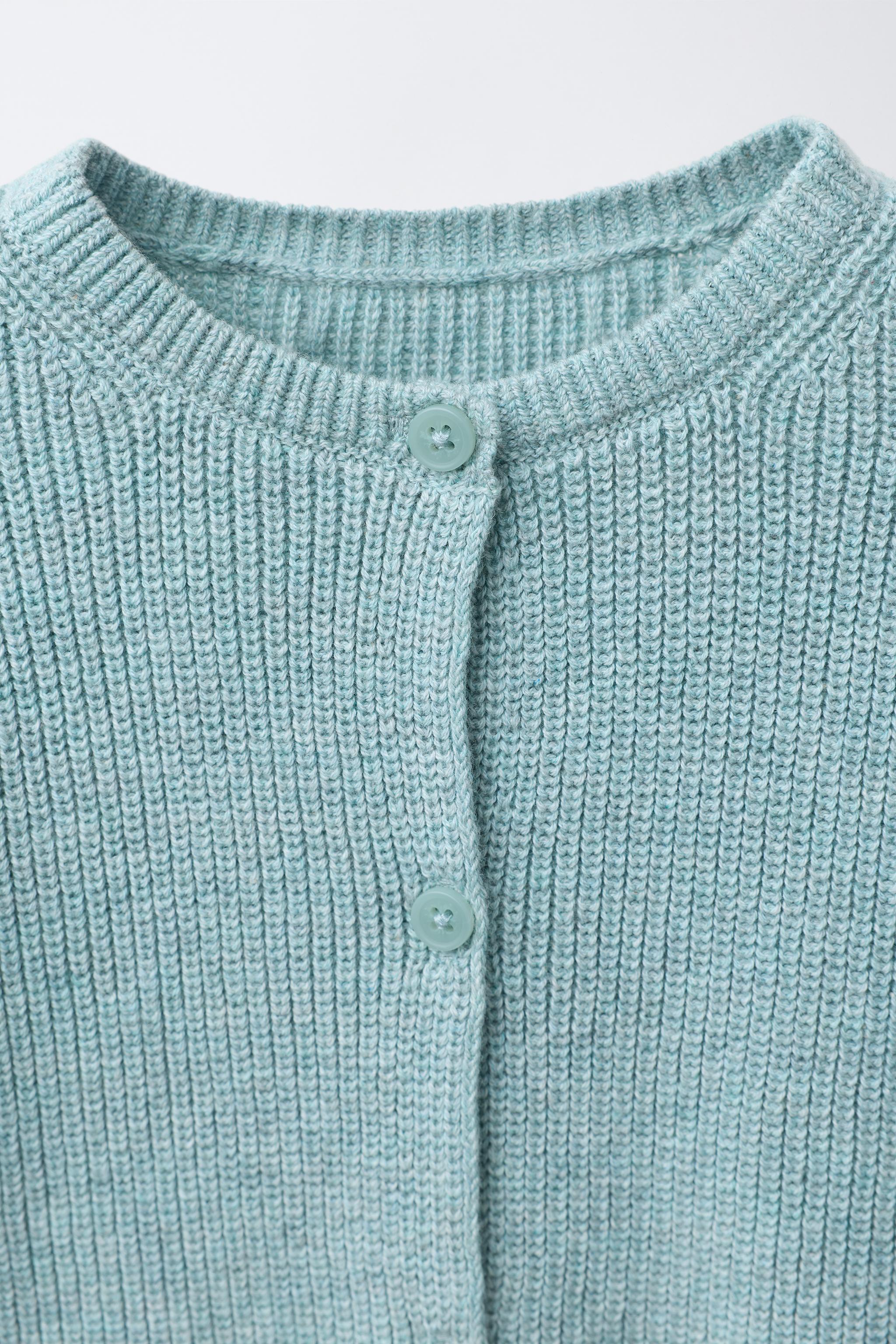 ZARA ♫ ミントグリーン カーディガン XL teru ZARA ♫ ミントグリーン カーディガン XL teru - メルカリ