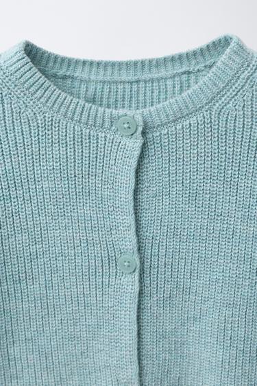 CARDIGAN - Green / Blue by Zara - Image 2