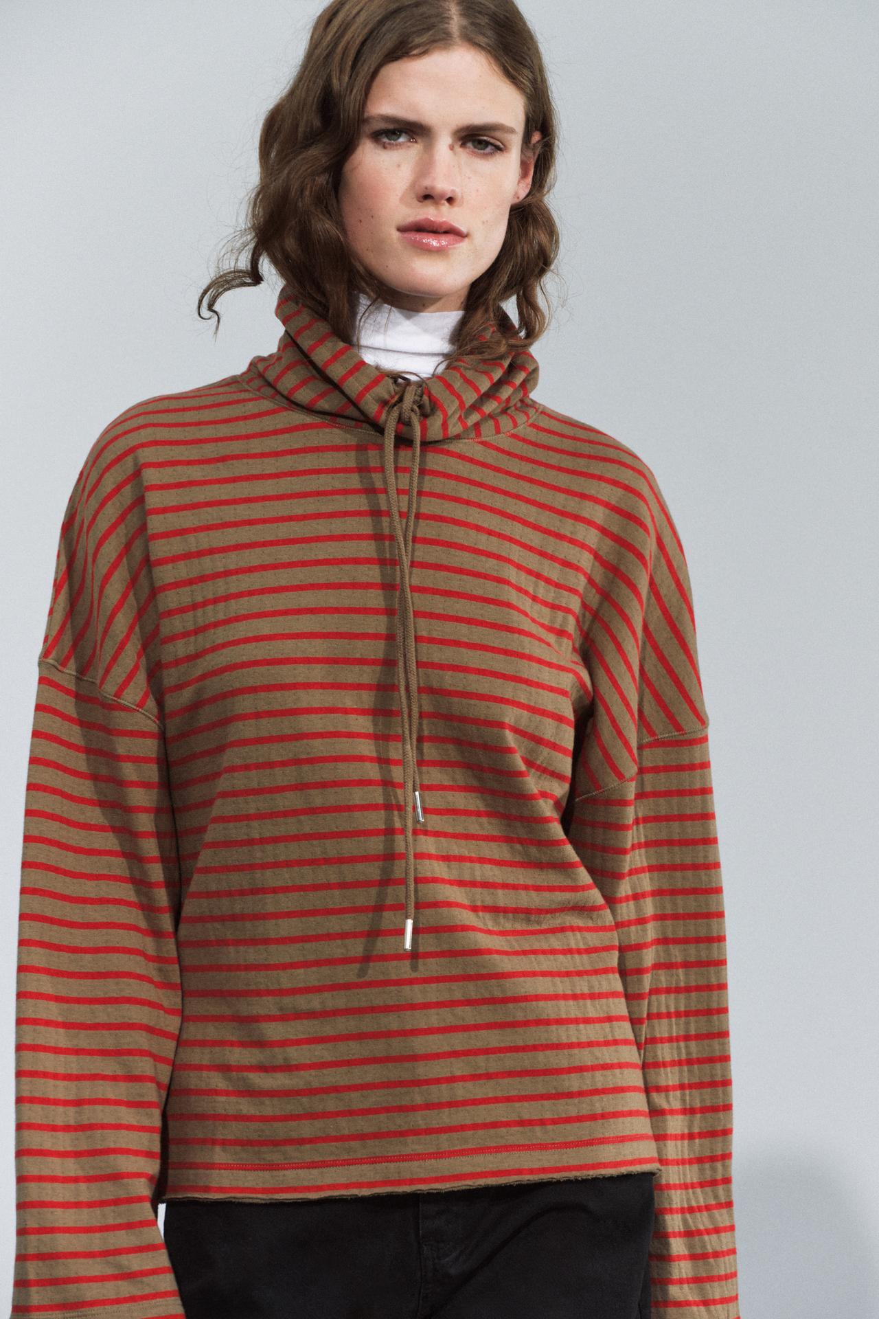 STRIPED HOODIE — Striped