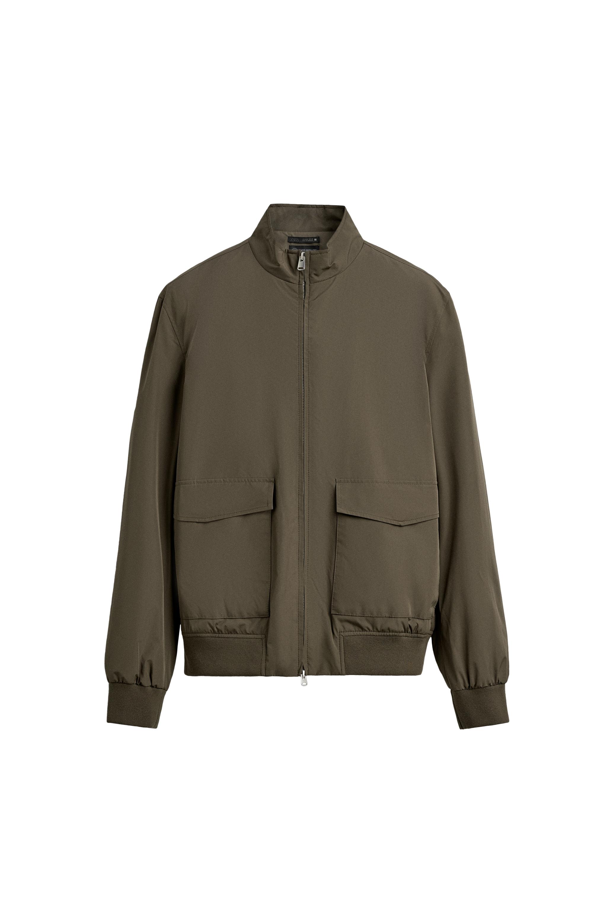 ZARA 撥水加工　ジャケット ZARA - ZARA 撥水加工入りポケッタブルレインコート S-Mサイズ レイン
