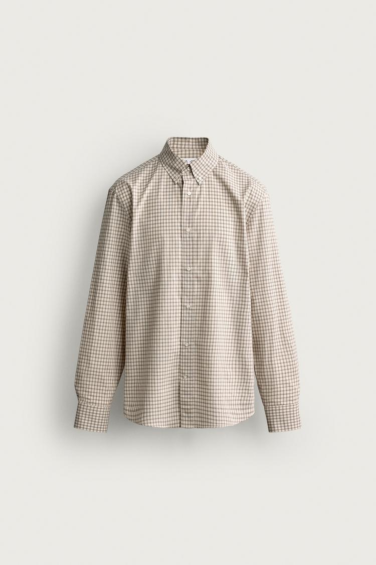 Camisa regular fit cuadros